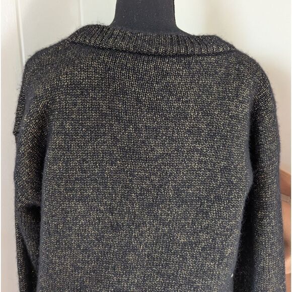A.L.C Merino Wool Alpaca Sweater Maximalist Whimsigoth Preppy Dark Academia MD - Picture 8 of 11
